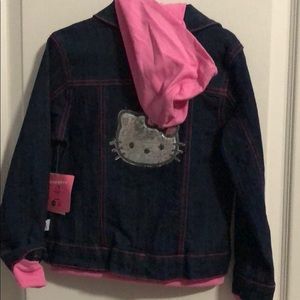 Denim Jean Jacket Hello Kitty